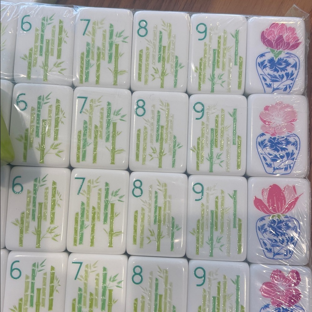 Mahjong New Green Tiles.  **PLEASE SEE DETAILS. - Picture 8 of 13
